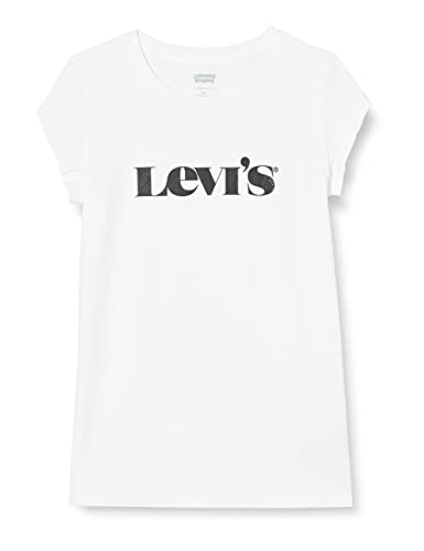 Levi's Kids Mädchen LVG SS Graphic Tee C982 White 12 Jahre