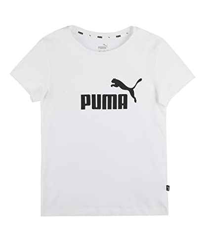 PUMA Mädchen T-shirt, Puma White, 152