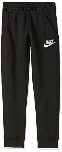 Nike Jungen Hose Sportswear Club Fleece, Black/Black/White, L, CI2911-010