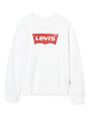 Levi's Kids Lvg Key Item Logo Crew Pullover - Mädchen Red / White 12 Jahre