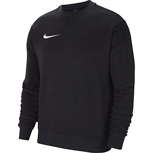 Nike CW6904 Y NK FLC PARK20 Crew Sweatshirt Boys Black/White XL