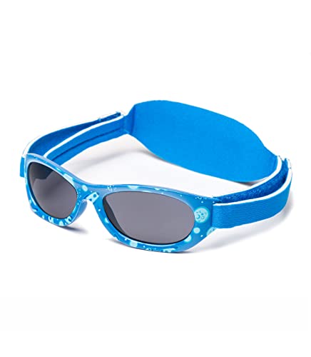 Kiddus Baby Sonnenbrille für Neugeborene, Jungen und Mädchen. Ab 0 Monate bis 2 Jahre. 100% Sonnenfilterschutz UV400 Verstellbarer weicher Riemen. BPA-frei
