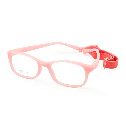 EnzoDate Flexible Kinder Brillen Rahmen Größe 44/16 TR90 Kinder Gläser, Keine Schraube, Unzerbrechlich Safe Light Boys Mädchen Optische Brillen