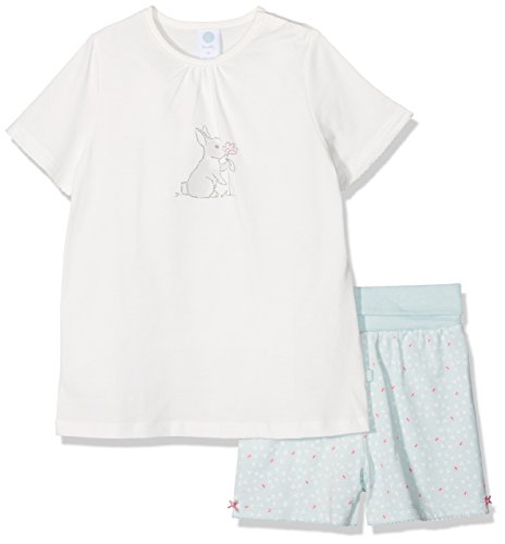 Sanetta Baby-Mädchen 221372 Zweiteiliger Schlafanzug, Beige (Broken White 1427), 86