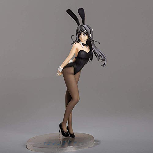 SXXYTCWL Action-Figur-Jugend Schwein Guy Serie Standing Pose Bunny Girl Sakurajima Mai School Girl Schöne Mädchen Statue Modell jianyou