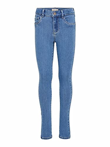 ONLY Mädchen Konrain Life Reg Skinny Bb Bj009 Noos Jeans, Medium Blue Denim, 140 EU