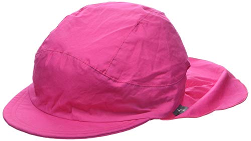 Sterntaler Schirmmütze für Mädchen mit Nackenschutz und Bindebändern, Alter: 5-6 Monate, Größe: 43, Pink (Magenta)