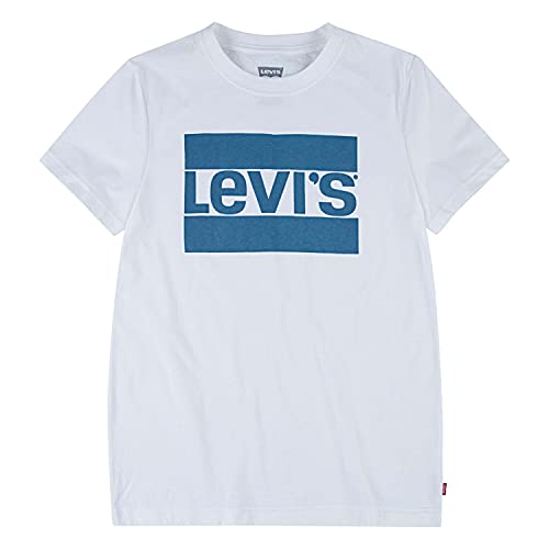 Levi's Kids Jungen Lvb Sportswear Logo Tee 9e8568 T Shirt, Aegean Blue, 16 Jahre EU