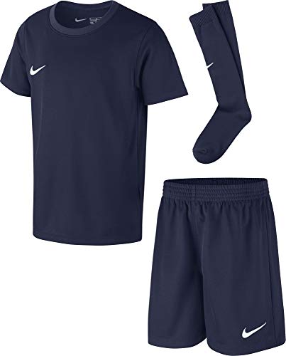 Nike Kinder Park 20 Kit K Fußball Trikot-Set, Midnight Navy/Midnight Navy/White, S