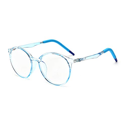 Tofox Kinder Brille Ohne Stärke Blaulichtfilter entspiegelten Brille Reduzieren Auge Belastung Kinder Silikon Gläser