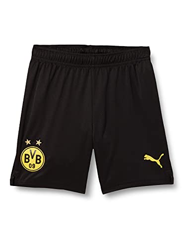 PUMA BVB Shorts Replica Jr, Puma Black-Cyber Yellow, 164