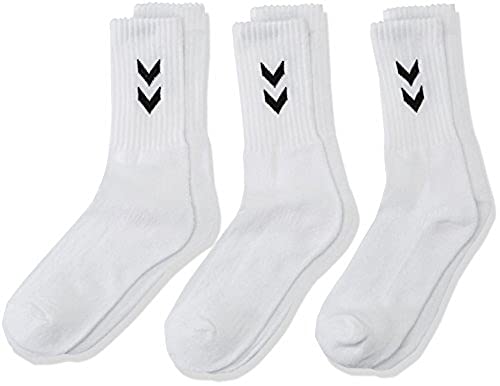 hummel Mädchen Ponožky Basic 3 Socken, Weiß, 36-40 EU