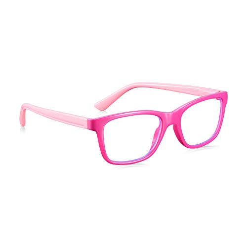 Read Optics Blaulichtbrille für Kinder und Jugendliche im Alter von 3 bis 10 Jahren, Computerbrille ohne Sehstärke zum Schutz der Augen und zur Vermeidung von Augenbelastung und Kopfschmerzen