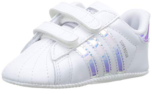 adidas Jungen Unisex Kinder Superstar Crib Gymnastikschuhe, Weiß (FTWR White/FTWR White/Core Black FTWR White/FTWR White/Core Black), 21 EU