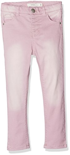 NAME IT Baby-Mädchen NMFPOLLY TWIAGIRA Pant AD Jeans, Rosa (Dawn Pink Dawn Pink), 104