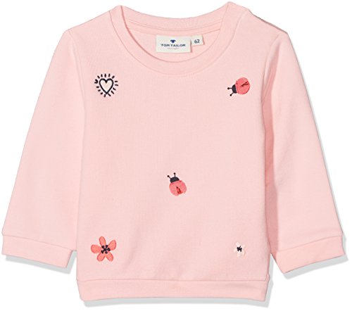 TOM TAILOR Kids Baby-Mädchen Sweatshirt, Rosa (Greyish Mauve Rose 5750), 62