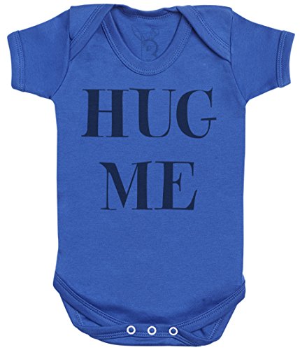 Hug Me Babygeschenk, Baby Geschenkset, Baby Jungen Body, Baby Mädchen Body - 0-3 Monate Blau