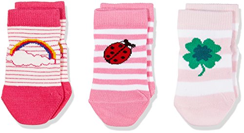 Tommy Hilfiger Baby-Unisex TH Lucky Charms GIFTBOX 3P Socken, Rosa (Pink Lady 422), 19-22 (3er Pack)