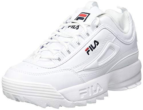 FILA Disruptor kids Unisex-Kinder Sneaker, Weiß (White), 38 EU