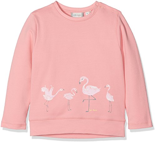 Sanetta Baby-Mädchen 114260 Sweatshirt, Rosa (Candy 38047), 74