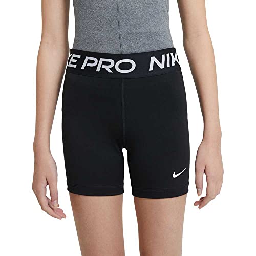 Nike Mädchen G Np 3-inch Shorts, Black/White, 14 Jahre EU