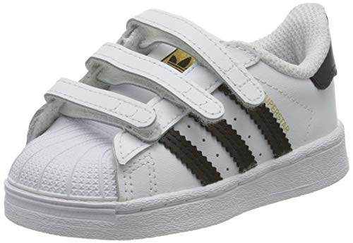 adidas Originals Baby - Jungen Superstar Sneaker, Footwear White Core Black Footwear White, 20 EU