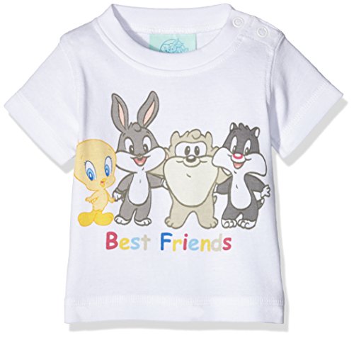 Twins Unisex Baby T-Shirt Looney Tunes, Weiß (Weiss 4013), 50