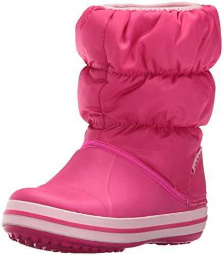 Crocs Winter Puff Boot Kids, Unisex - Kinder Schneestiefel, Pink (Candy Pink), 22/23 EU