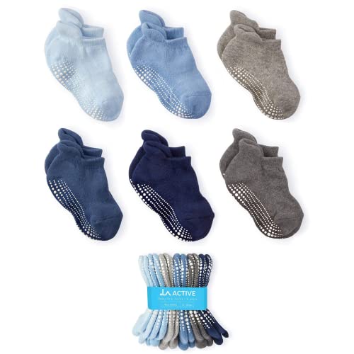 LA Active Stoppersocken Kinder Baby Socken 0-6 Monate bis 10 Jahre ABS Socken Kinder Stoppersocken Baby Krabbelsocken Baby Anti Rutsch Socken Kind