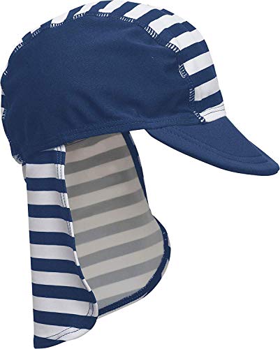 Playshoes Jungen Bademütze Maritim von Playshoes mit UV-Schutz nach Standard 801 und Oeko-Tex Standard 100, Gr. (Herstellergröße: 51), Mehrfarbig (original)