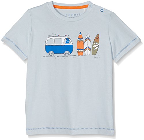 ESPRIT KIDS Baby-Jungen Tee T-Shirt, Blau (Pastel Blue 412), 62