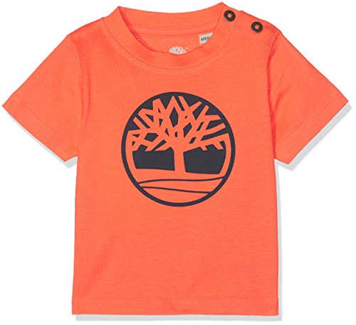 Timberland Baby-Jungen Tee Courtes T-Shirt, Orange (DEEP ORANGE 420), 6-9 Monate (Herstellergröße: 06M)