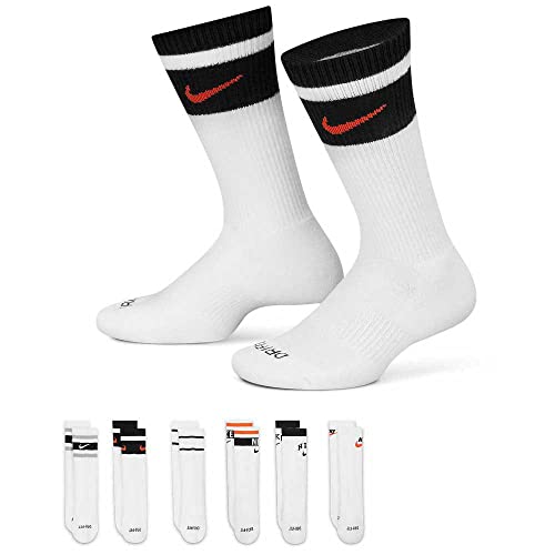 Nike Unisex Kinder Hverdag plus polstret Crew Sock, Multi-Color, 13-15 Jahre EU