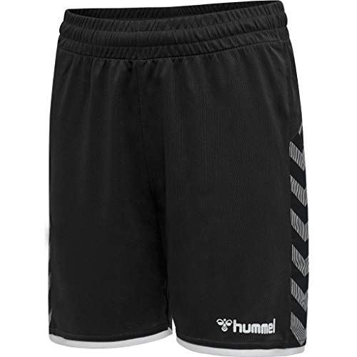 hummel Jungen Shorts Hmlauthentic Kids Poly Shorts, Black/White, 164, 204925-2114-164