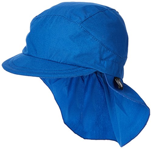Sterntaler Unisex Schirmmütze mit Nackenschutz, Blau, 49 cm