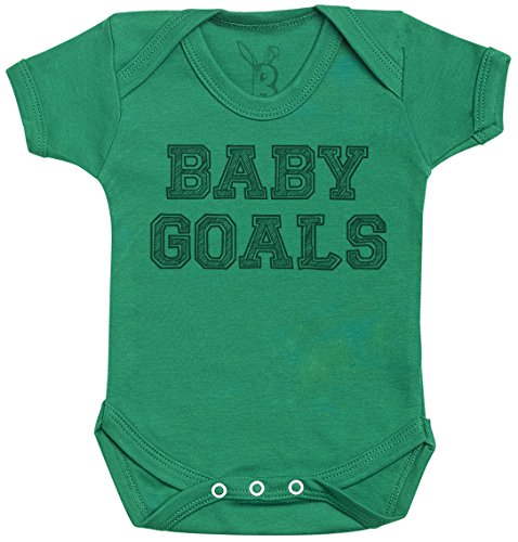 Baby Goals Babygeschenk, Baby Geschenkset, Baby Jungen Body, Baby Mädchen Body - 0-3 Monate Grün