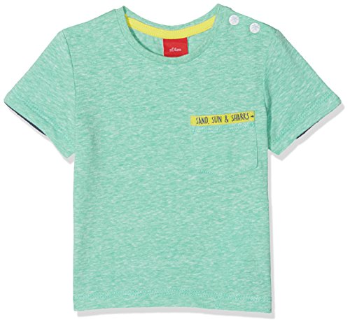 s.Oliver Baby-Jungen 65.805.32.5179 T-Shirt, Grün (Light Green 66w3), 86