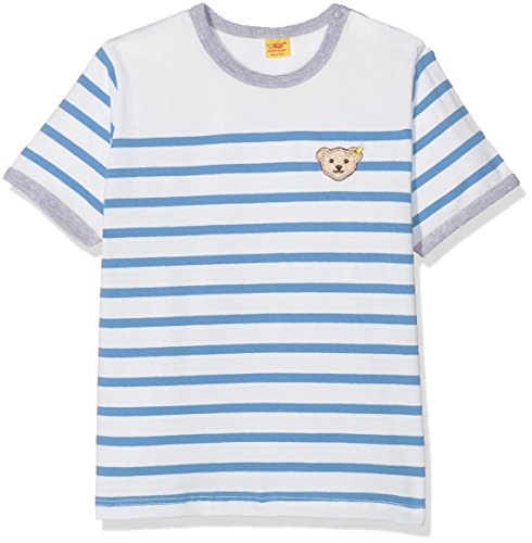 Steiff Collection Jungen T-Shirt 1/4 Arm 6832743, Blau (Lichen Blue 3191), 50