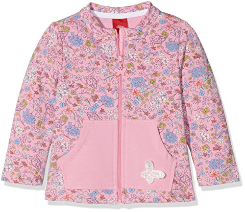 s.Oliver Baby-Mädchen 65.803.43.4984 Sweatshirt, Rosa (Pink AOP 44a6), 74