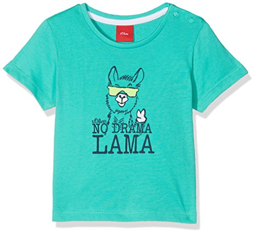 s.Oliver Baby-Jungen 59.806.32.5198 T-Shirt, Türkis (Turquoise 6605), 62