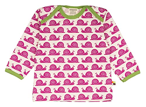 loud + proud Unisex Baby Langarm aus Bio Baumwolle, Gots Zertifiziert Sweatshirt, Violett (Fuchsia Fu), 62-68 EU