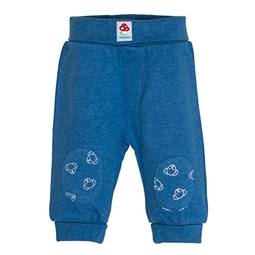 Salt & Pepper Baby-Jungen BG Trousers Uni Hose, Blau (Blue Melange 455), 56