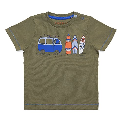 ESPRIT KIDS Baby-Jungen Tee T-Shirt, Grün (Pale Khaki 566), 62