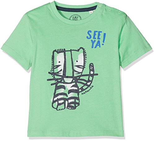 Sanetta Baby-Jungen 114239 T-Shirt, Grün (Grass Green 4506), 80