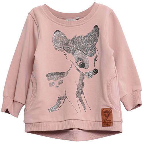 Wheat Baby-Mädchen Bambi Glitter Sweatshirt, Violett (Fawn 3150), 62 (Herstellergröße: 3m)