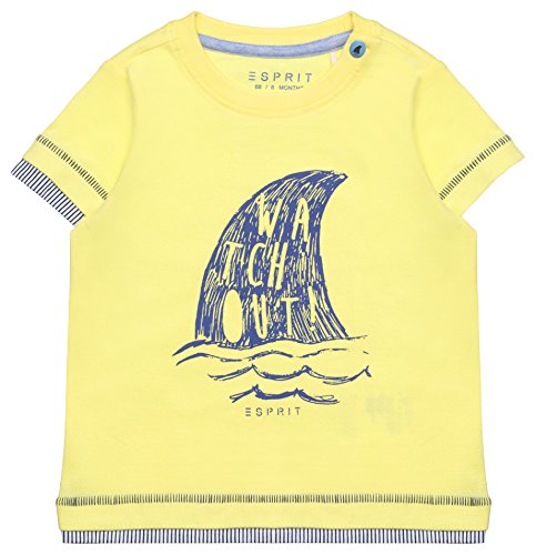 ESPRIT KIDS Baby-Jungen RL1010202 T-Shirt, Gelb (Straw 712), 86