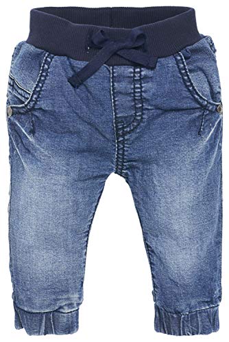 Noppies Unisex - Baby Jeans U Comfort, Einfarbig, Gr. 74, Blau (Stone Wash C295)