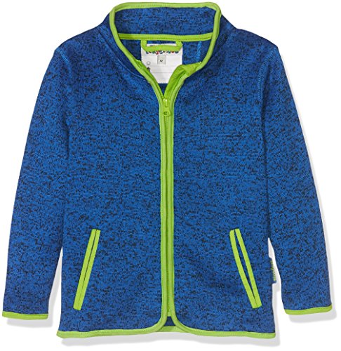 Playshoes Kinder-Jacke aus Fleece, atmungsaktives und hochwertiges Jäckchen mit Reißverschluss, blau, 12-18 Months (Manufacturer Size:86)