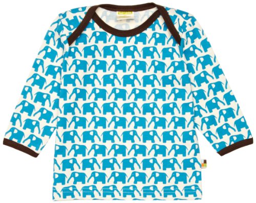 Loud + Proud Unisex - Baby Sweatshirt 205, Gr. 62/68, Türkis (Aqua)