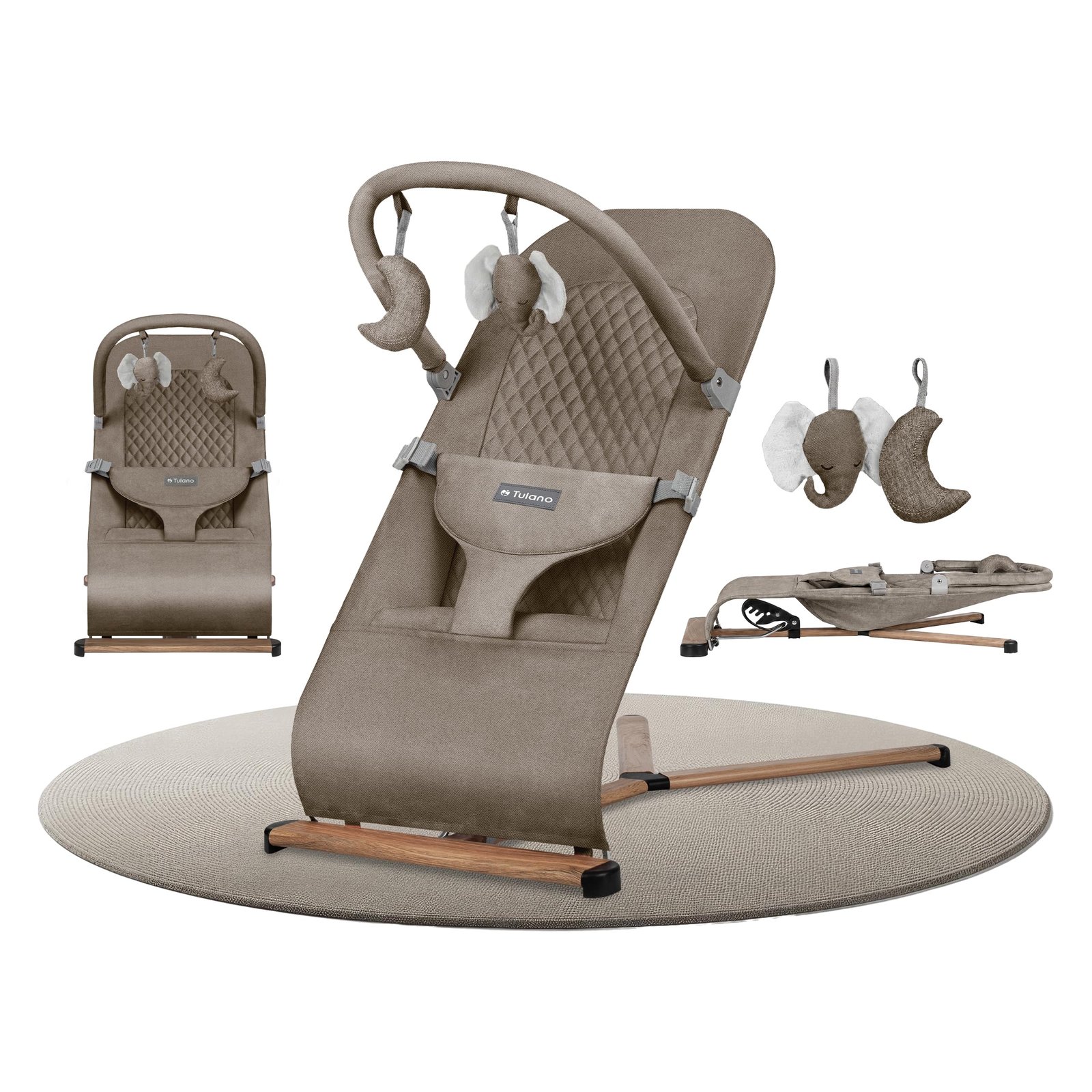 Ergonomische Babywippe für Neugeborene